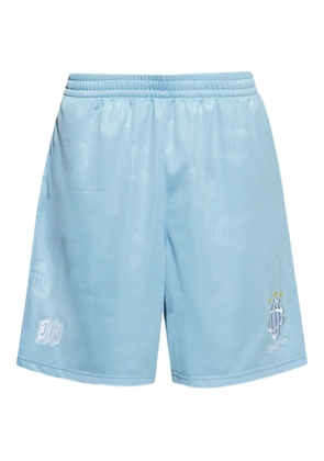 Carhartt WIP logo-embroidered shorts - Blue