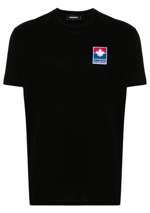 DSQUARED2 logo-patch T-shirt - Black