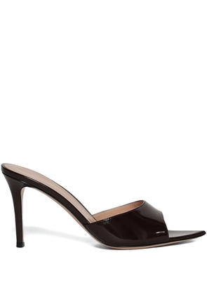Gianvito Rossi 85mm Elle Nuit pointed-toe pumps - Brown