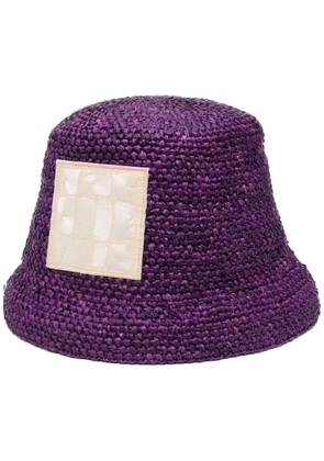 Jacquemus Le Bob Ficiu bucket hat - Purple