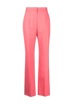 Alexander McQueen high-waisted tailored wool trousers - Pink