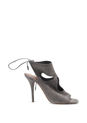 Aquazzura Sexy Thing suede sandals - Grey