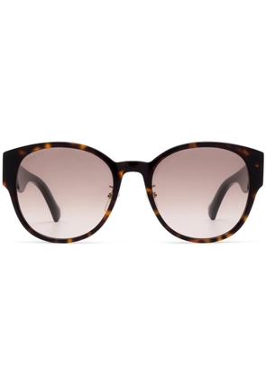 Gucci Eyewear round-frame sunglasses - Brown