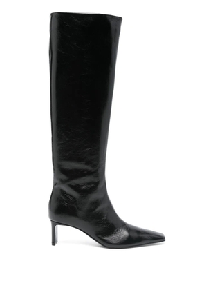 KHAITE 55mm Ona knee-high boots - Black