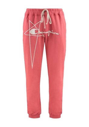 Rick Owens x Champion cotton track pants - Pink