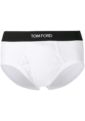 TOM FORD logo-embellished briefs - White
