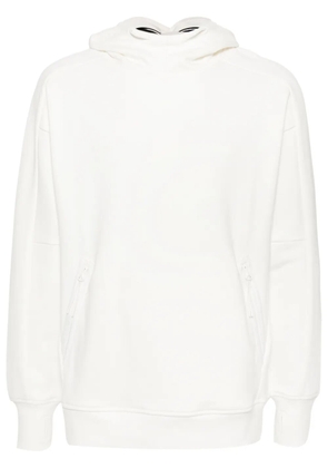 C.P. Company goggles-detail cotton hoodie - Neutrals