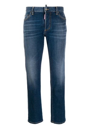 DSQUARED2 washed cropped jeans - Blue