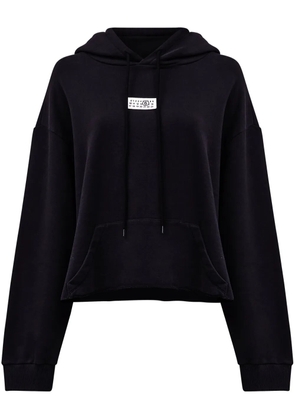 MM6 Maison Margiela numbers-motif hoodie - Black