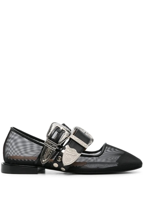 Toga Pulla mesh ballet flat - Black