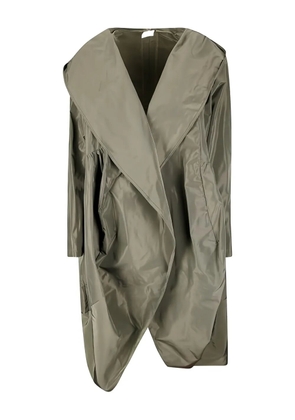 HIRA hooded trench coat - Green