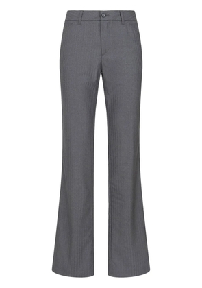 ETRO virgin-wool straight leg trousers - Grey