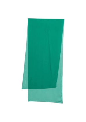 Raquel Diniz green scarf