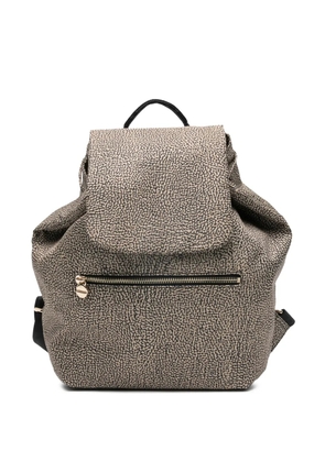 Borbonese medium Eco backpack - Neutrals