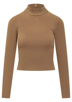 Michael Michael Kors mock-neck ribbed jumper - Neutrals