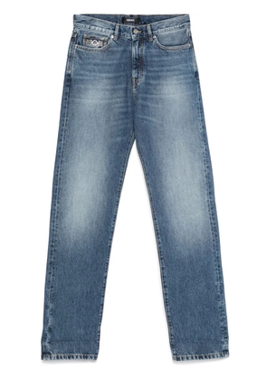Versace Barocco-detail jeans - Blue