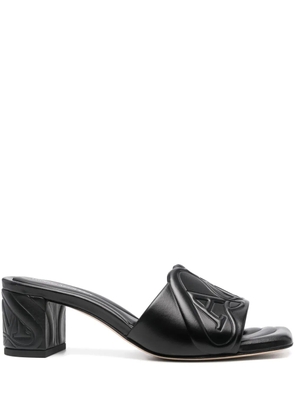 Alexander McQueen 65mm Seal sandals - Black