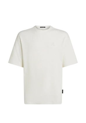 Karl Lagerfeld structured relaxed T-shirt - Neutrals