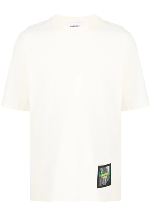 AMBUSH WKSP logo-patch T-shirt - Neutrals