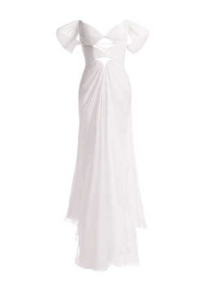 Maria Lucia Hohan Cassiopeia cut-out lace-up maxi dress - White