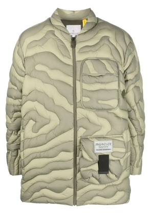 Moncler x Salehe Bembury Peano down jacket - Green