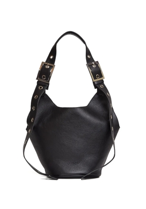 DONDUP small leather bucket bag - Black