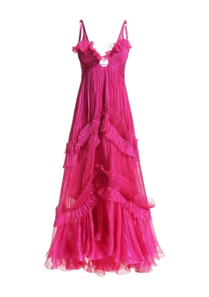 Maria Lucia Hohan Matea ruffled dress - Pink