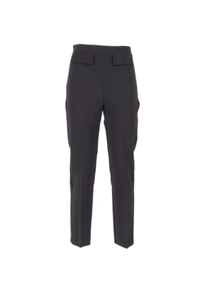 Elisabetta Franchi letter-detail trousers - Blue