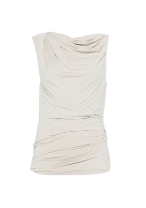 ENTIRE STUDIOS Drape gathered top - Grey