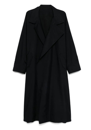 Homme Plissé Issey Miyake Blank trench coat - Black