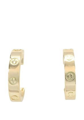 Cartier 2010s mini Love motif earrings - Gold