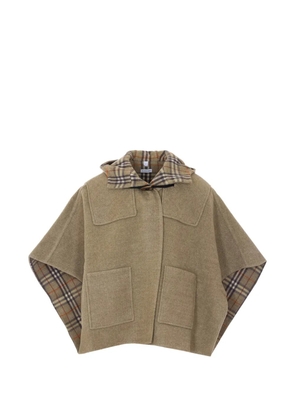 Burberry hooded duffle cape - Neutrals