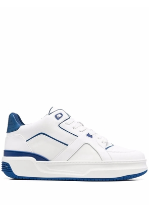 Just Don contrast-trim sneakers - White