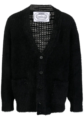 Missoni brushed V-neck cardigan - Black