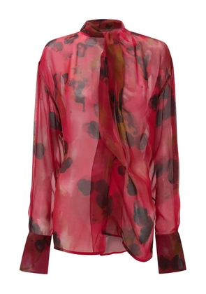 Victoria Beckham floral-print blouse - Pink