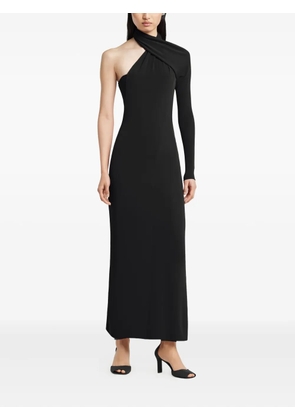 Courrèges one-shoulder maxi dress - Black