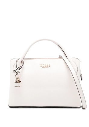 GUESS USA logo-lettering tote bag - Neutrals