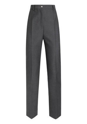 Dolce & Gabbana pressed crease straight-leg trousers - Grey