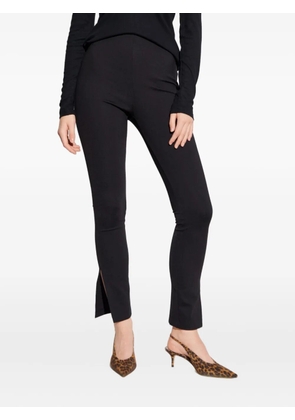 ANINE BING Kylie split-cuffs trousers - Black