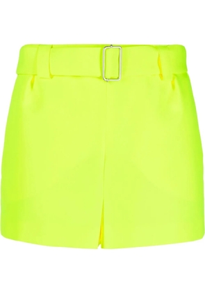 Philosophy Di Lorenzo Serafini mid-rise belted shorts - Yellow