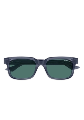 Montblanc rectangle-frame sunglasses - Grey