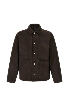 Giorgio Brato Fiore suede jacket - Brown