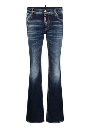 DSQUARED2 distressed flared jeans - Blue