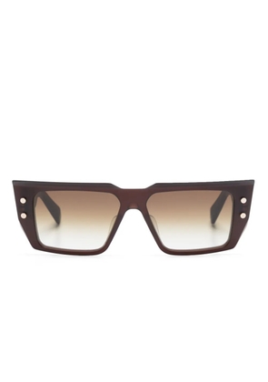 Balmain Eyewear BVI cat-eye frame sunglasses - Brown