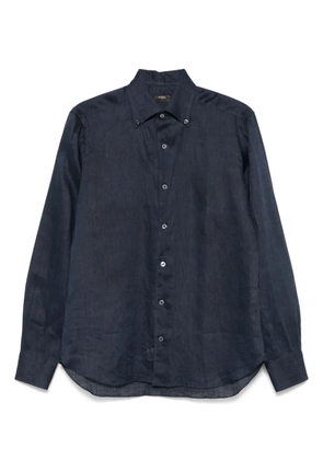 Barba linen shirt - Blue