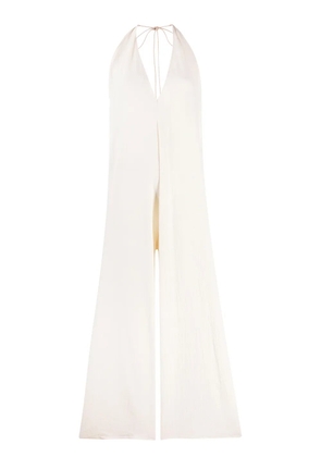 Caravana V-neck jumpsuit - Neutrals