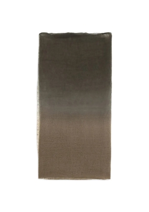 MIRROR IN THE SKY fringed shawl - Brown