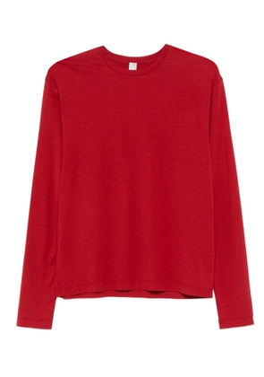 TOTEME crew-neck long-sleeved T-shirt - Red
