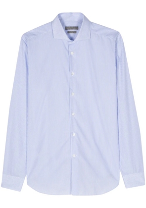 Corneliani striped cotton shirt - White
