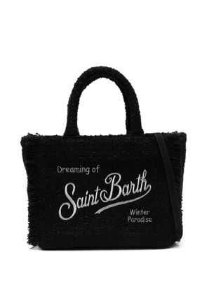 MC2 Saint Barth fringed embroidered tote bag - Black